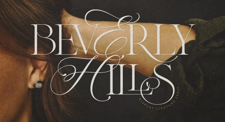 Beverly Hills Ligature Serif Fonts Free Download