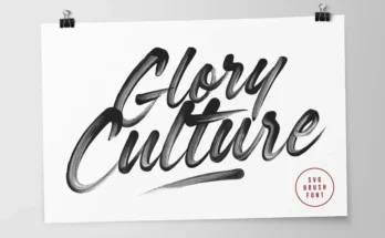 Glory Culture SVG Font