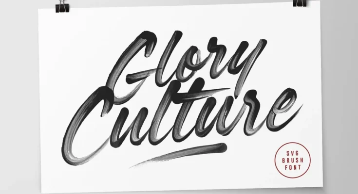 Glory Culture SVG Font