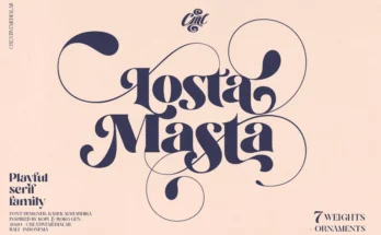 Losta Masta - Playful Serif Family