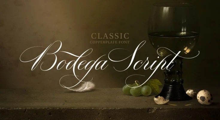 Bodega Script Elegant Wedding Font