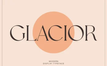 Glacior - Modern Display Serif Font