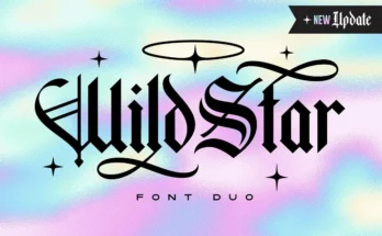 Wild Star Font Duo