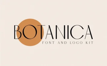 BOTANICA - FONT AND LOGO KIT
