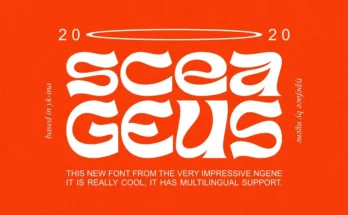 Sceageus Typeface