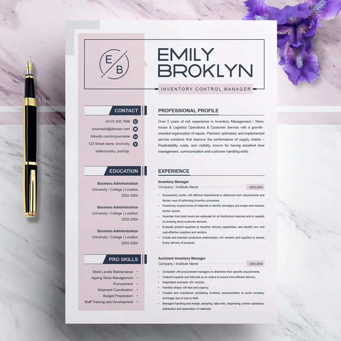 Modern and Creative Resume Template 2