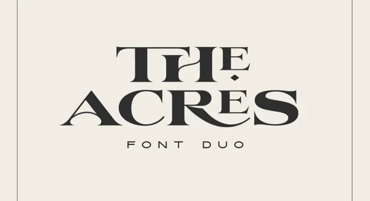 The Acres Font Duo