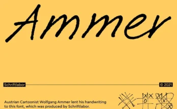 Ammer Handwriting