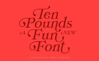 Ten Pounds Font