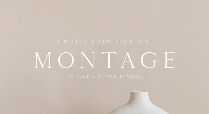 Montage Serif Font