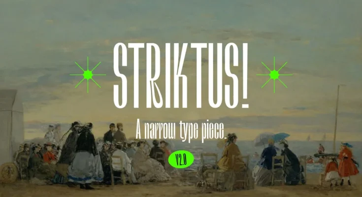 Striktus - Narrow Typeface