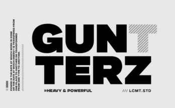 Gunterz Font