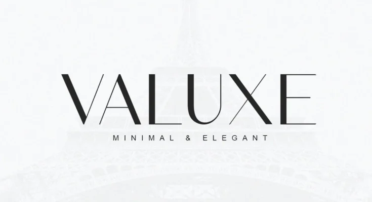 Valuxe - Minimal & Elegant