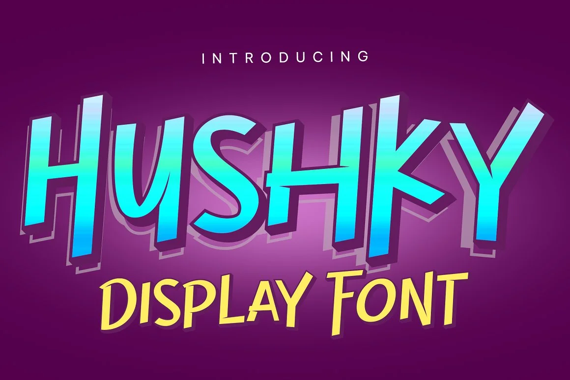 Hushky - Display Font