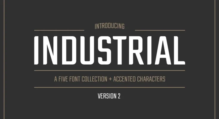 Industrial Font Collection