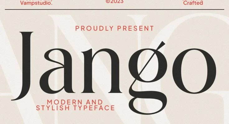 Jango Modern Serif Font