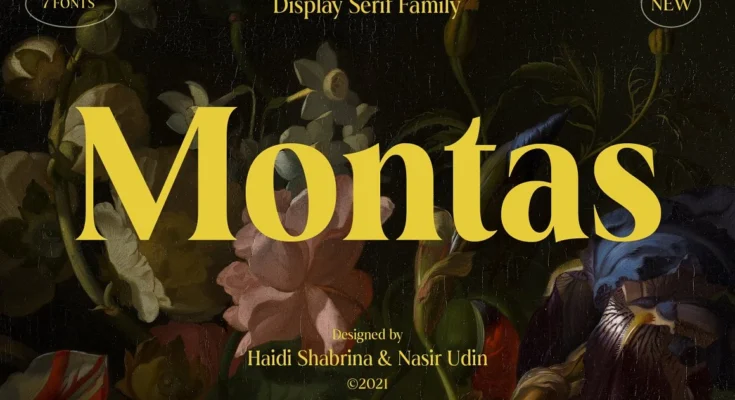 Montas - 7 Fonts