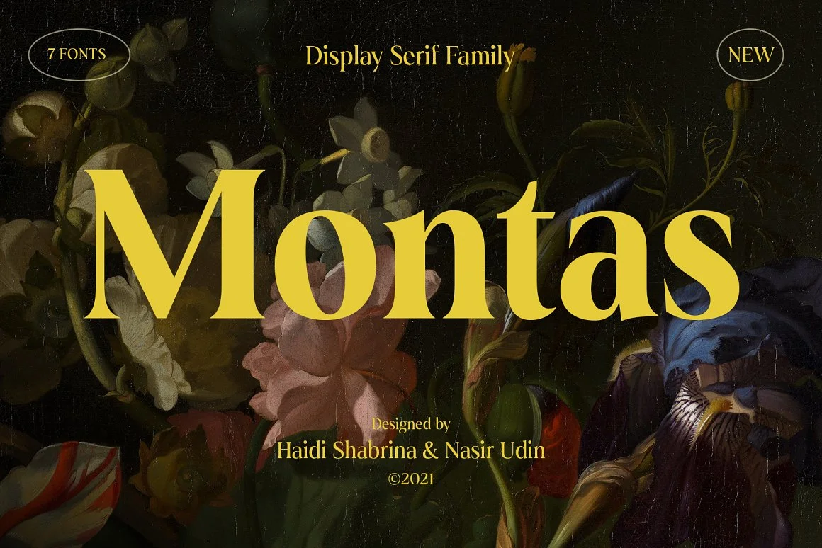 Montas - 7 Fonts