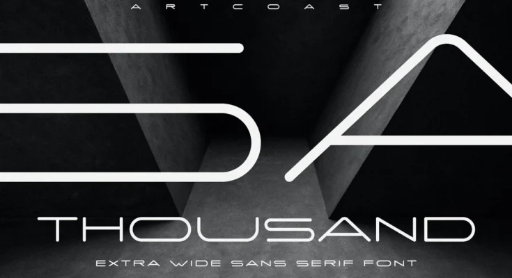 Thousand Sans Serif Font