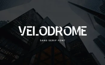 Velodrome Display Font