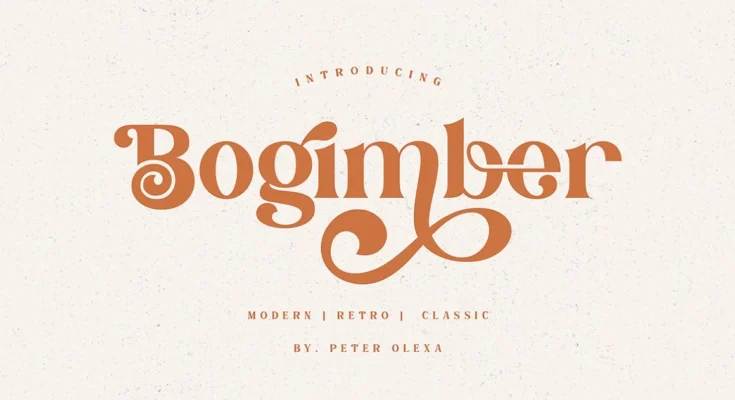 Bogimber - Retro Display Serif