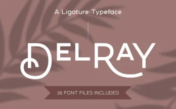 DelRay - Sans Serif Font