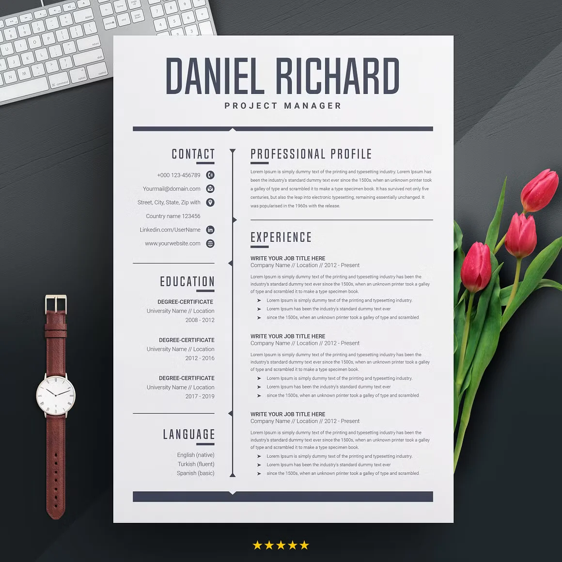 Clean CV Template