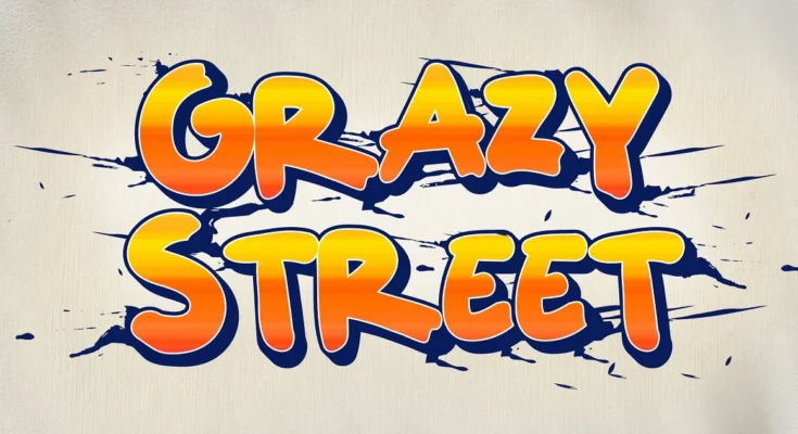 Grazy Street - Display Font