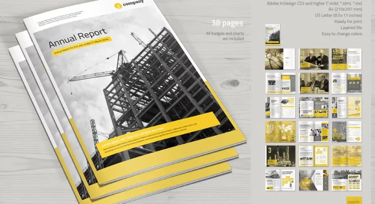 Annual Report Brochure Template