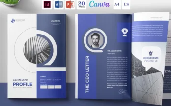 Canva Company Profile Brochure Template