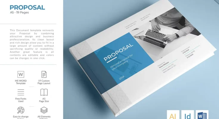 A5 Proposal Brochure Template