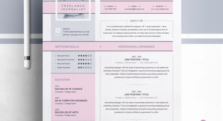 Cool & Creative CV Resume Design