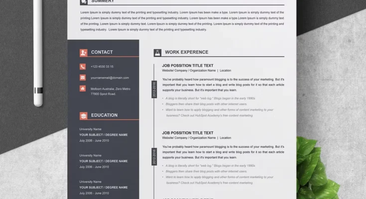 Resume CV Template