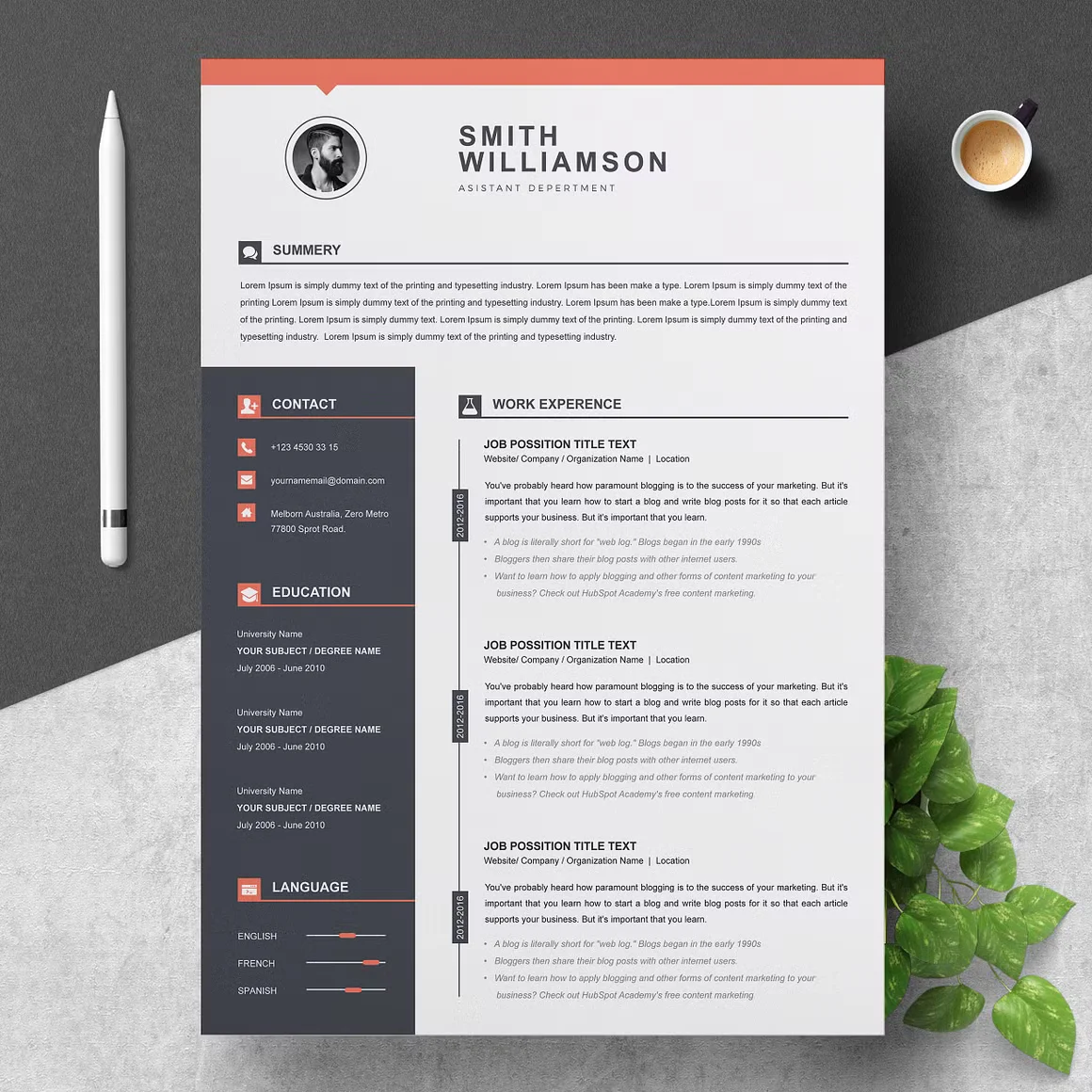 Resume CV Template