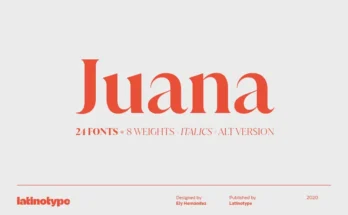 Juana Font: Unique Typography for Modern Designs