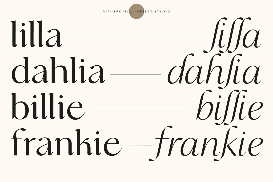 Analogue - Stylish Modern font 2