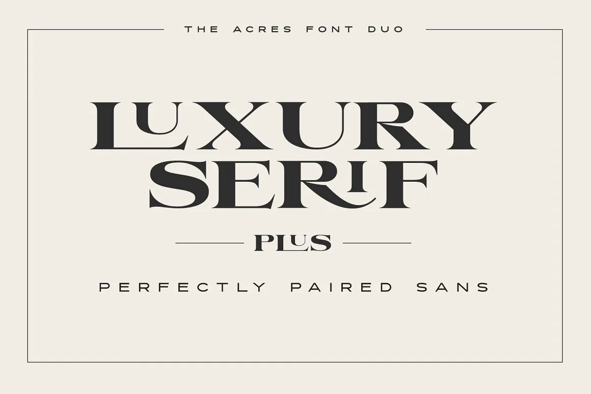 The Acres Font Duo 2