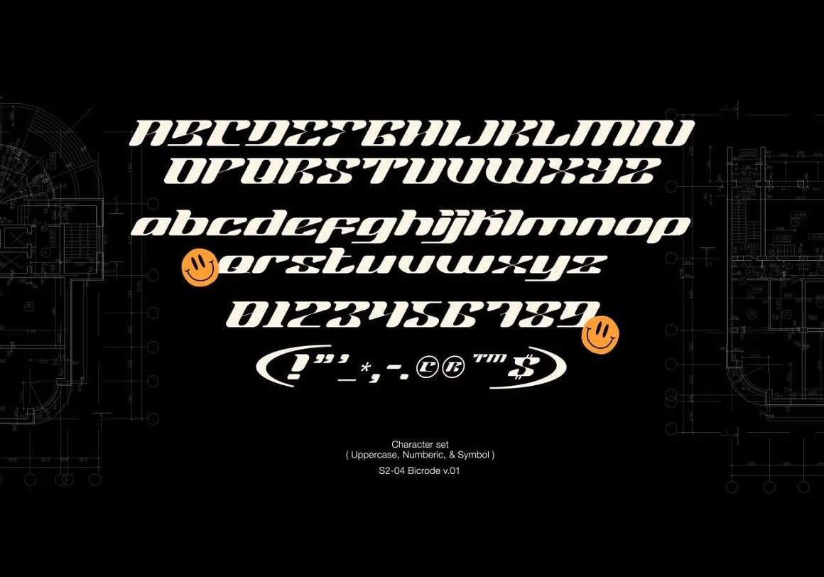 Bicrode - Display Font 2