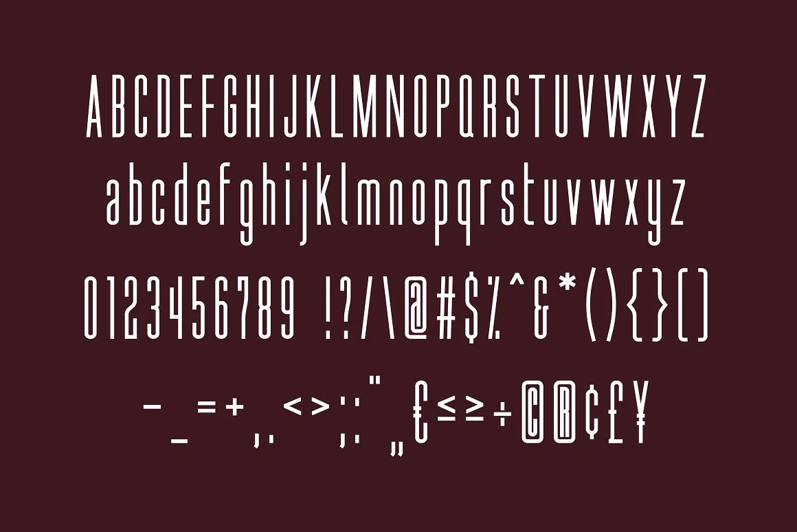 Thread - Ultra Condensed Font 2