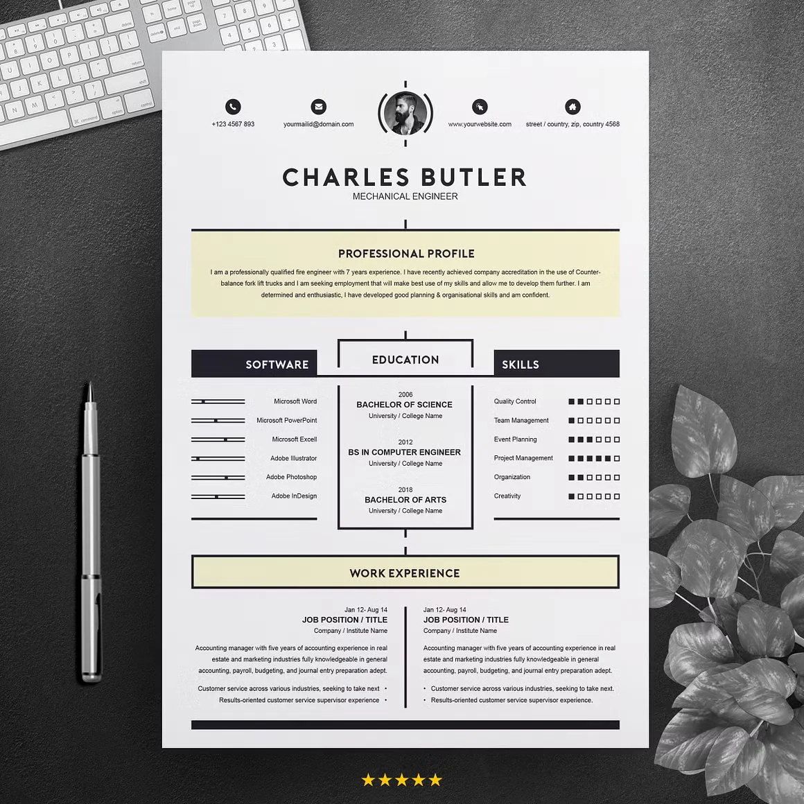 Creative Resume CV 2