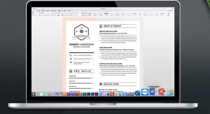 Resume Template Apple Pages
