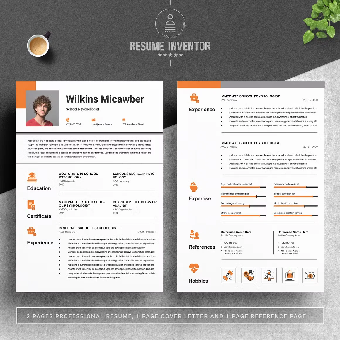 Creative Resume Template  Modern CV 2