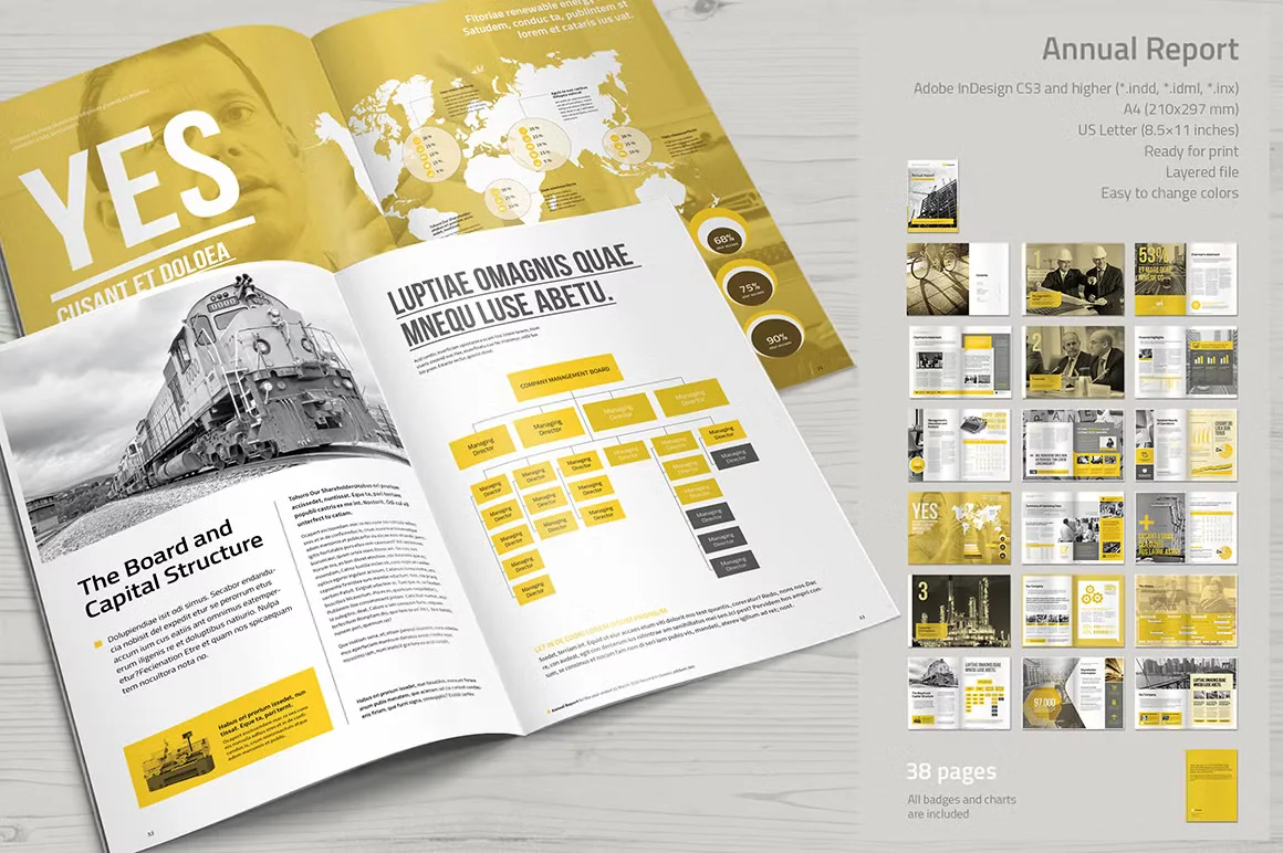 Annual Report Brochure Template 2