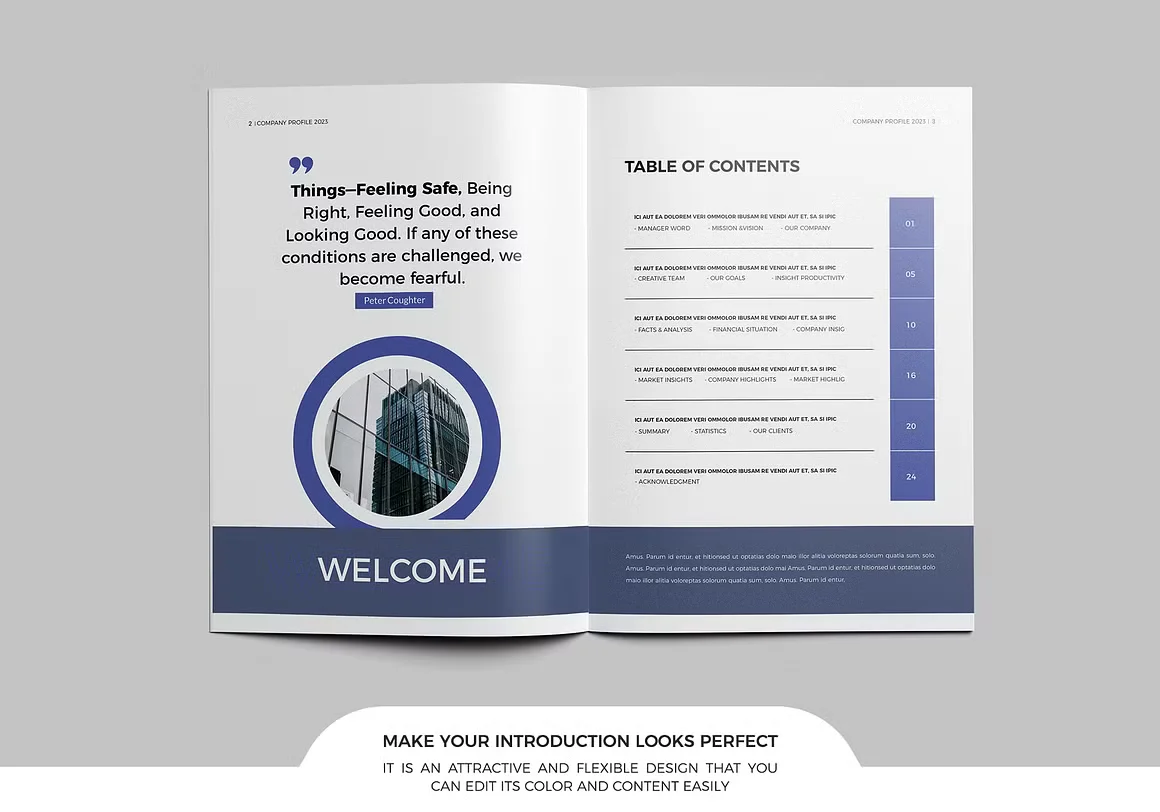 Canva Company Profile Brochure Template 2