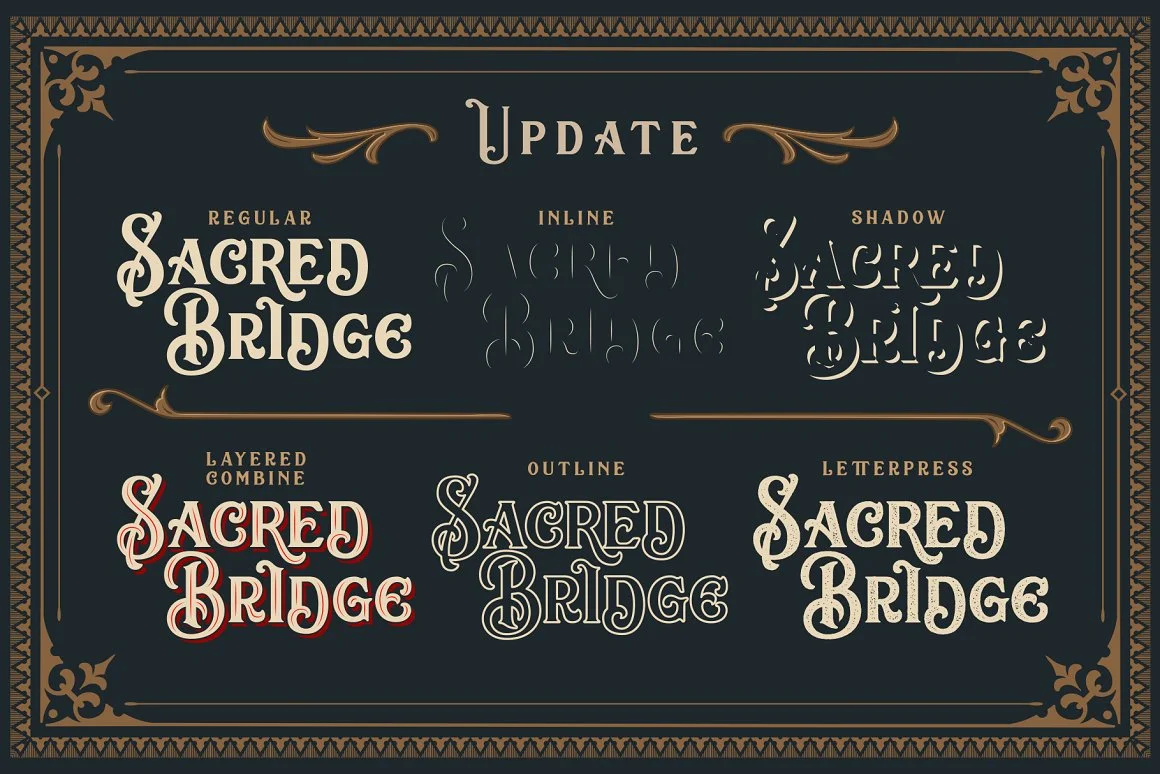 Sacred Bridge Font 2