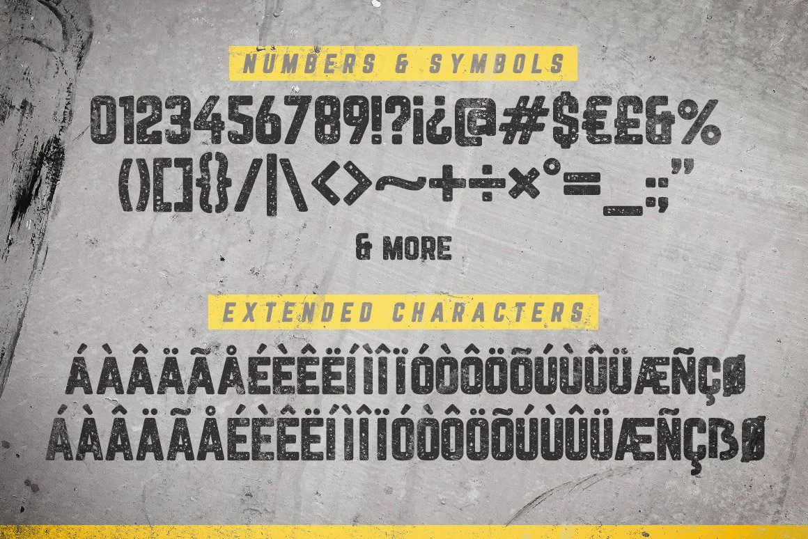 Blocklyn Font Family  3