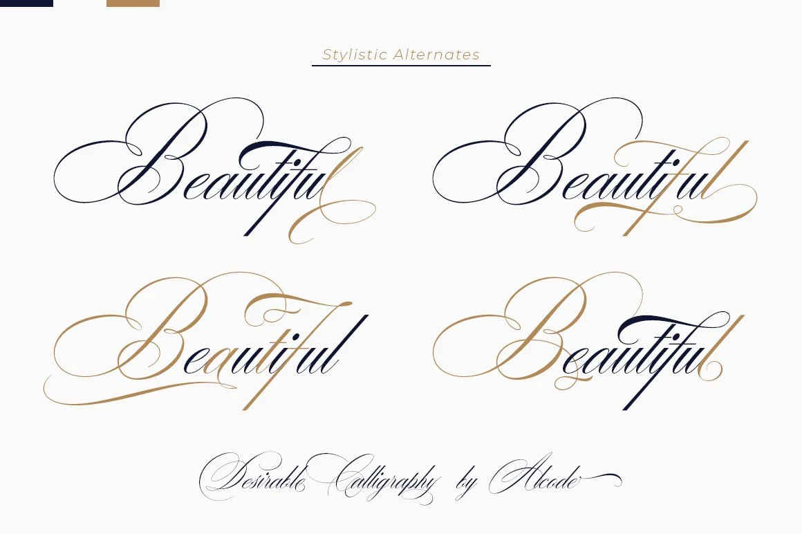 Desirable Calligraphy 3