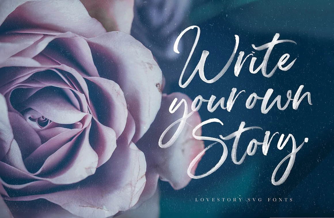 The Lovestory Font Collection 3