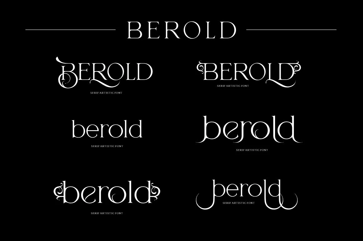 Berold - Artistic Serif Font 4