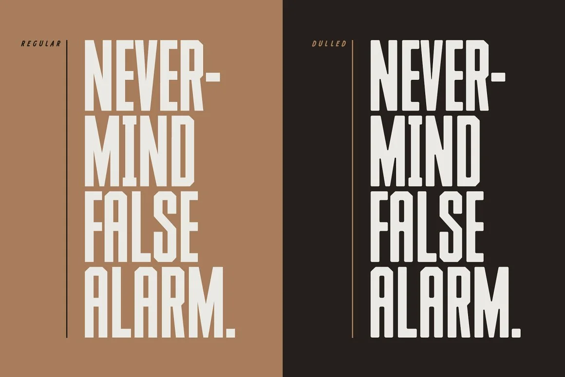 False Alarm Typeface 4